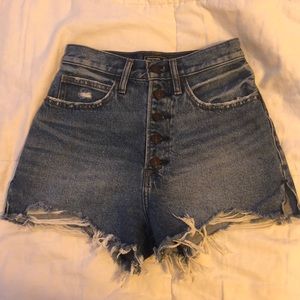 Abercrombie high waisted shorts